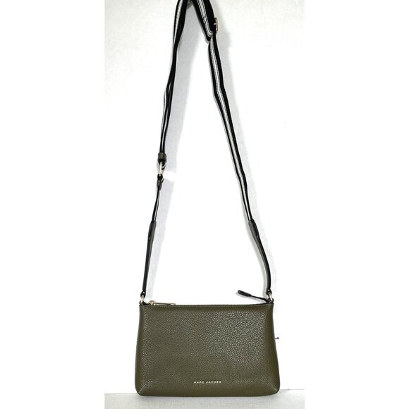 New Marc Jacobs Cosmo Crossbody Pebble Leather Beech - Picture 1 of 6